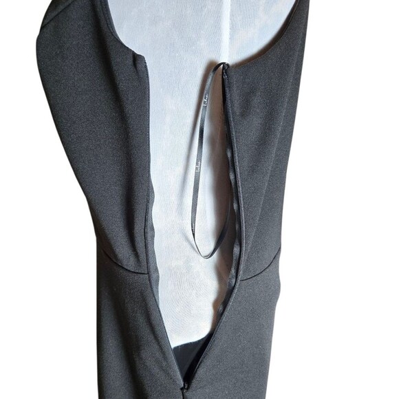 Lulus Aniyah Made in USA Black Side Zip Wide-Leg Halter Top Jumpsuit Size M - Picture 9 of 12